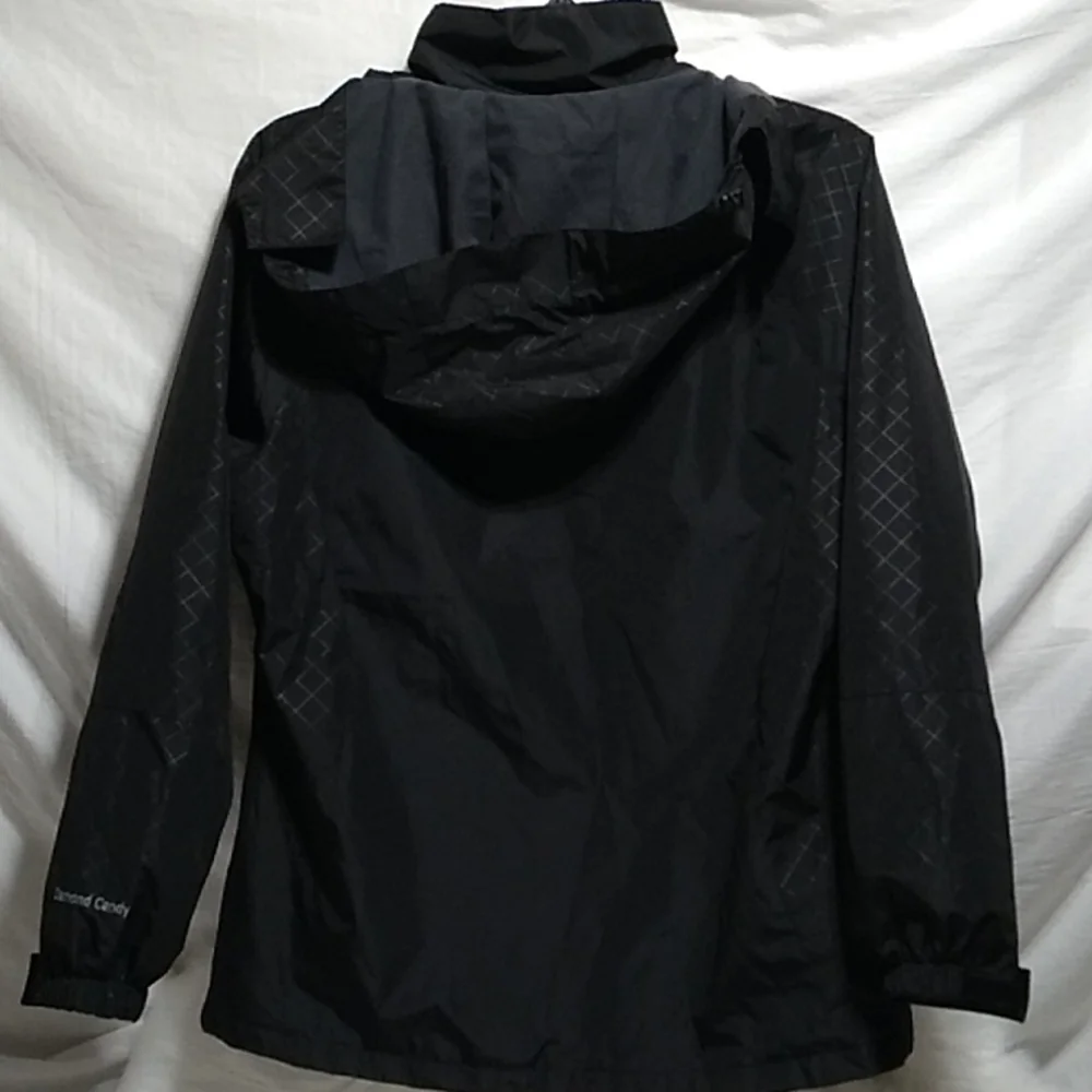 SALE! HP!! Diamond Candy Zip/Button Jacket W/Hood Never Wore Womens - Picture 6 of 11